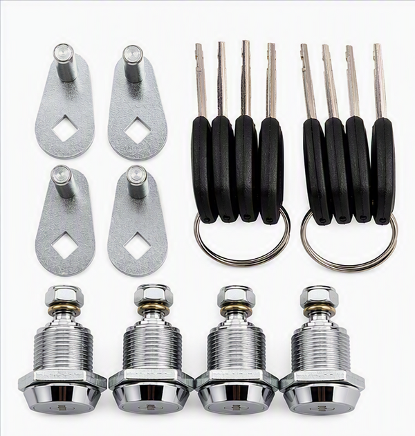 Agile Ammo Drawer 12 Keyed Alike Lock Sets - 4 locks with 8 keys
