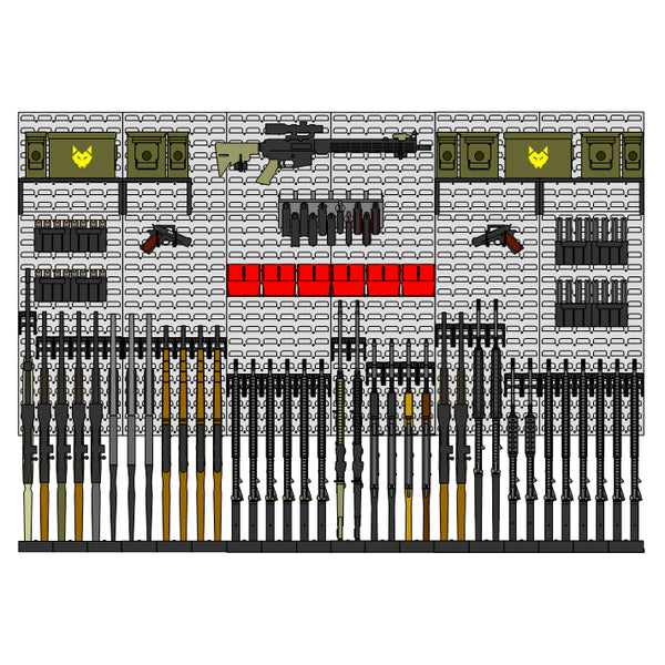 Gun Wall / Vault / Armory Kit #4