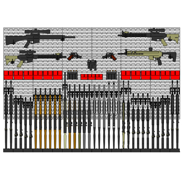 Gun Wall / Vault / Armory Kit #5