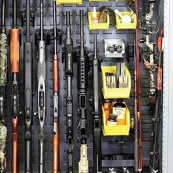 high-density gun and gear storage