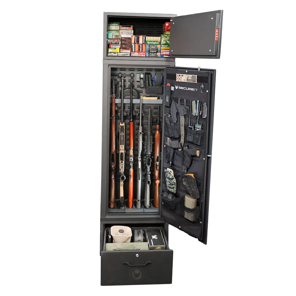 Agile™ 52 Pro Guns & Gear Max Stack With Cabinet and Drawer
