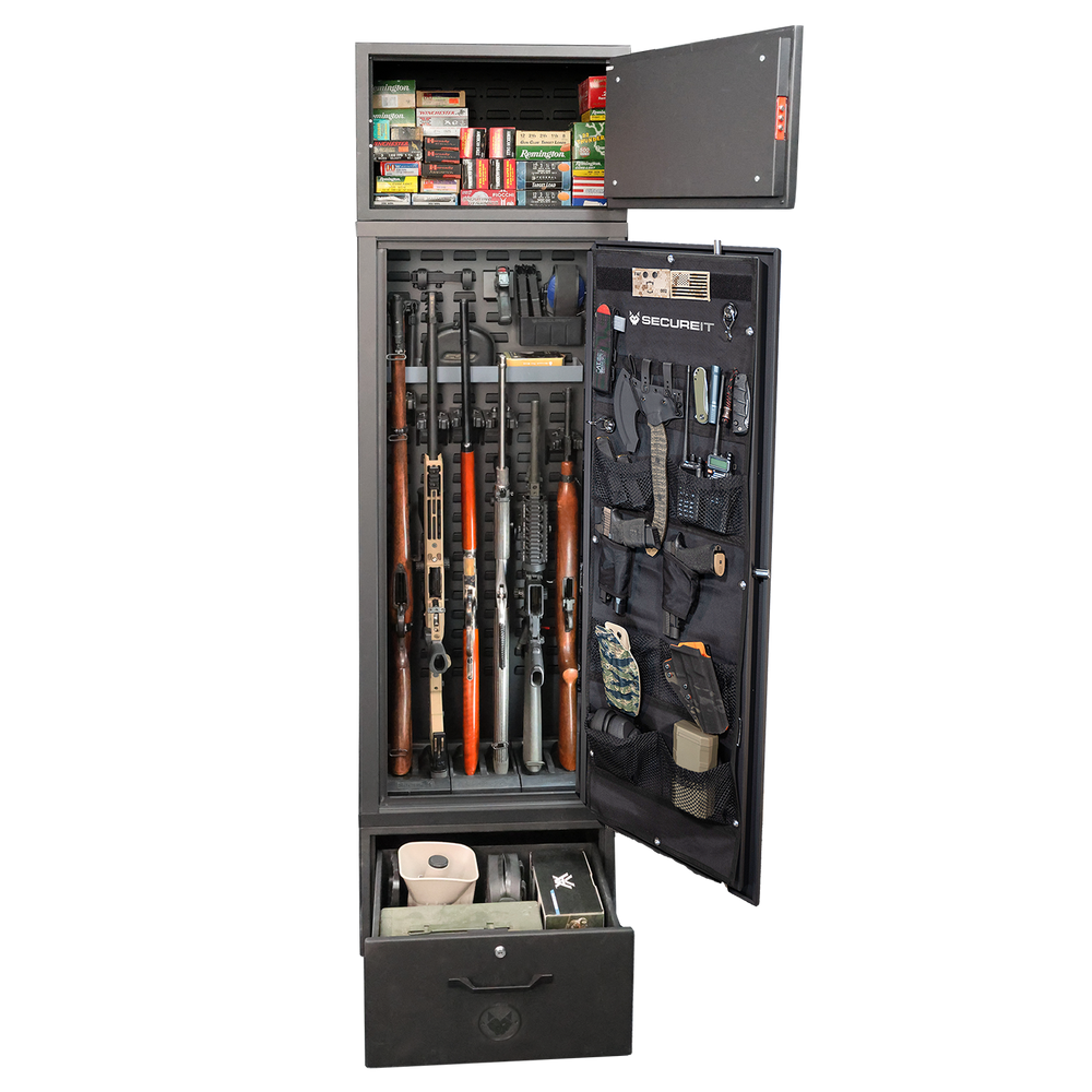 Agile™ 52 Pro Guns & Gear Max Stack With Cabinet and Drawer
