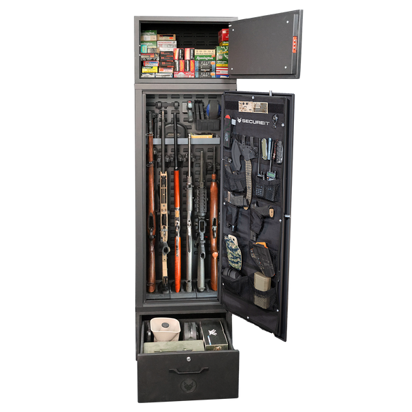 Agile™ 52 Pro Guns & Gear Max Stack With Cabinet and Drawer