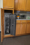 Fast Box 42 gun safe installed in kitchen