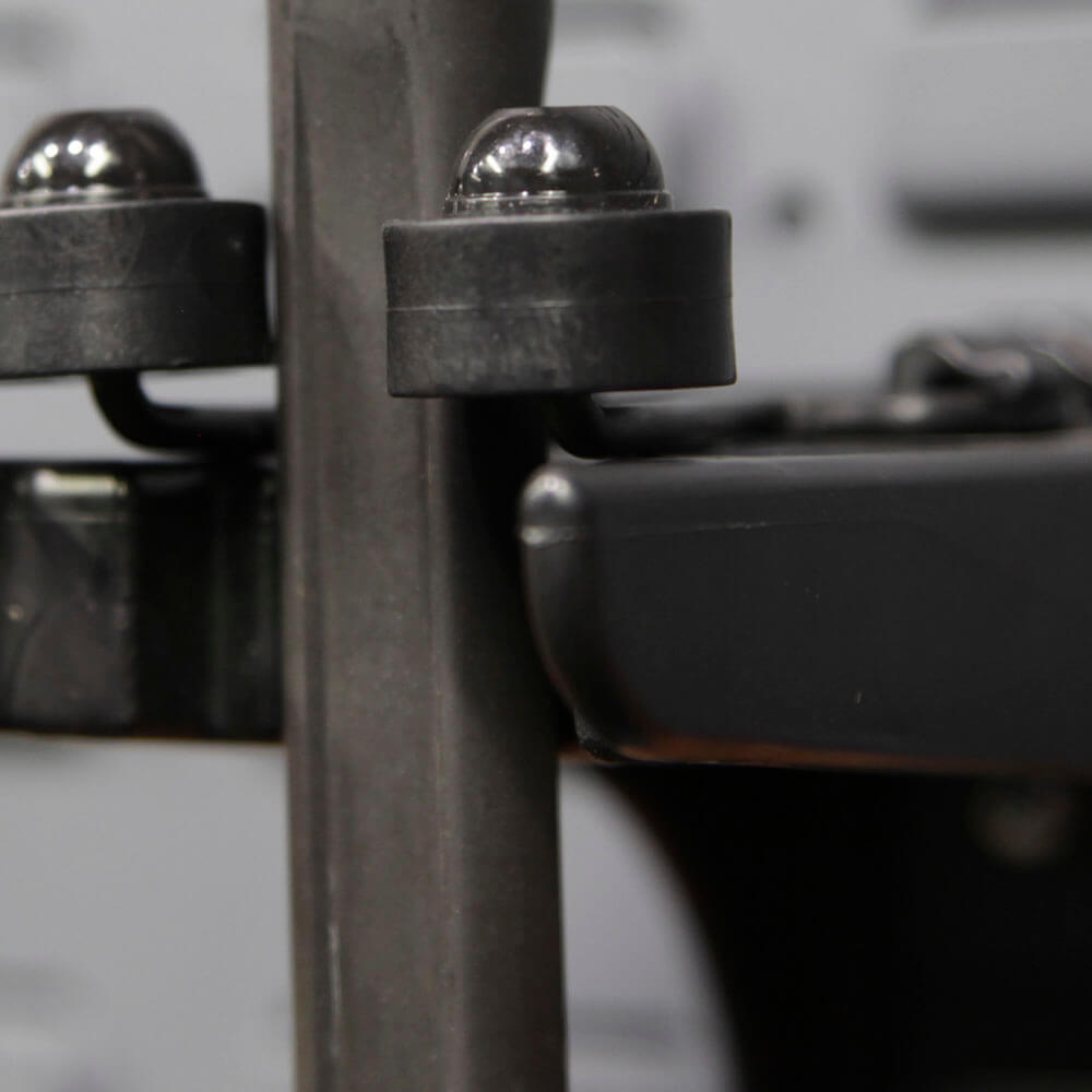 Snap Grip cradle holding rifle barrel
