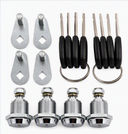 Agile Ammo Drawer 12  Keyed Alike Lock Sets - 4 locks with 8 keys