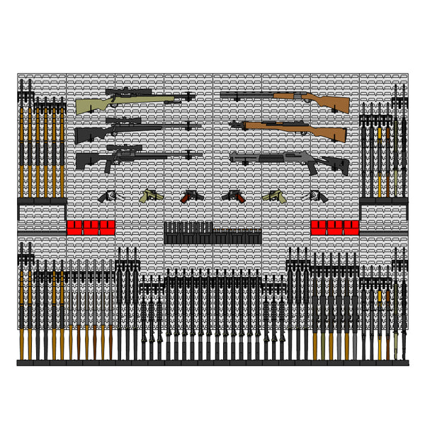 Gun Wall / Vault / Armory Kit #6