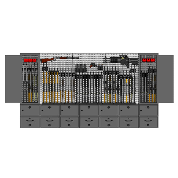 Gun Wall / Vault / Armory Kit #8