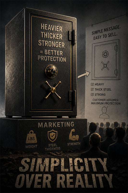 Heavy Safes Were Designed Around Marketing Simplicity
