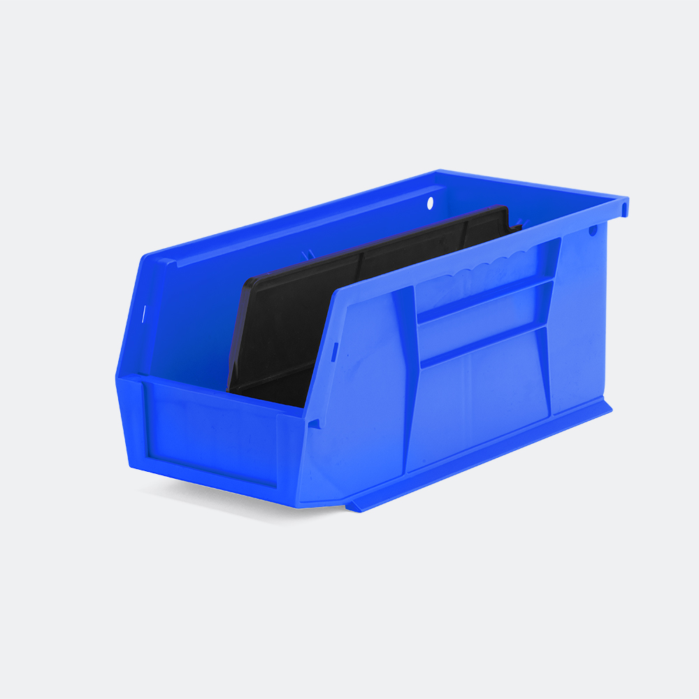 blue large storage bin