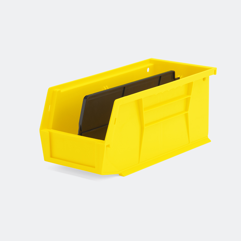 yellow large storage bin