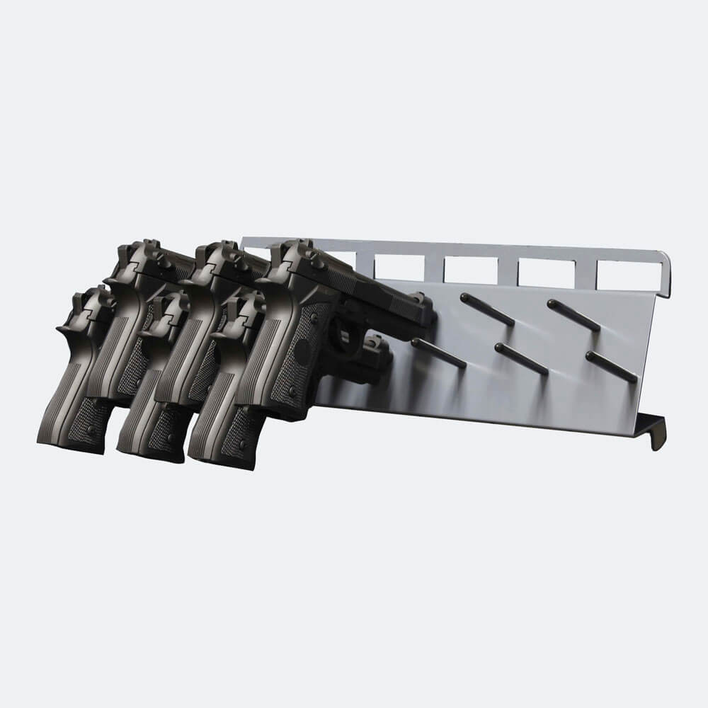 pistol peg storage rack