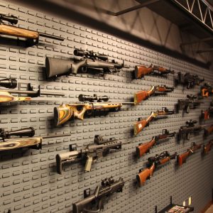 gun wall rifle mount storage