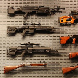gun wall rifle mount storage