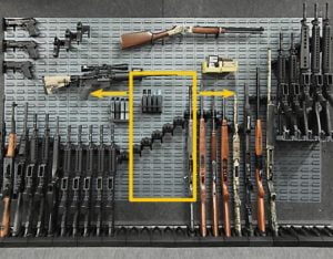 large gun wall storage panels