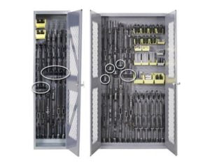 single stock shelf for gun lockers