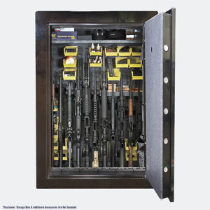 Steel 12 Gun Safe Conversion Kit Inside of a Gun Safe