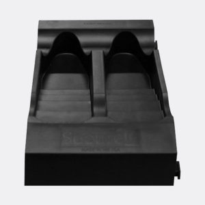 two rifle stock base storage