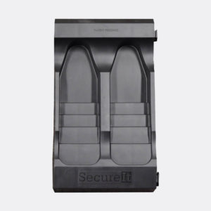 two rifle stock base storage