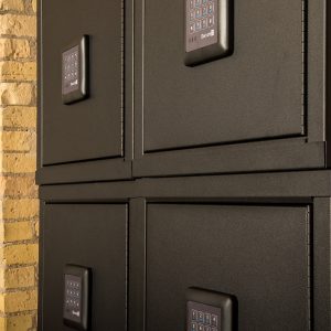 Agile ultralight stacking gun safes