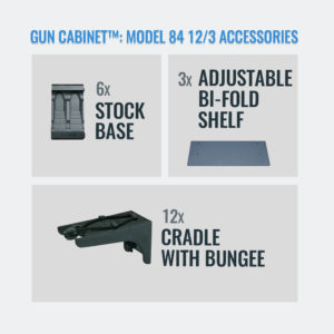 Model 84 12/3 gun cabinet accessories