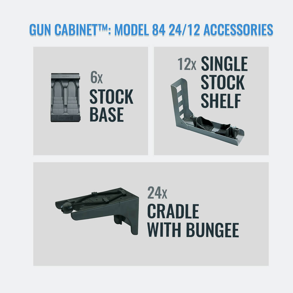 Model 84 24/12 gun cabinet accessories