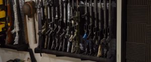 gun wall rifle storage