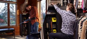 Agile ultralight gun safes