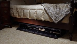 Fast Box hidden gun safe under bed storage