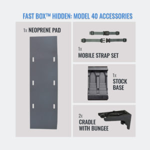 Fast Box Model 40 gun safe accessories