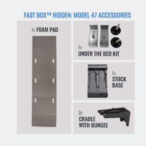 Fast Box Model 47 gun safe accessories