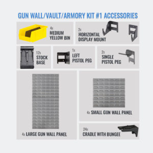 Gun Wall Kit #1 accessories
