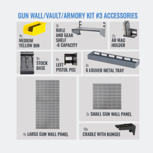 Gun Wall Kit #3 accessories