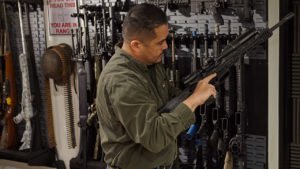 gun wall rifle storage