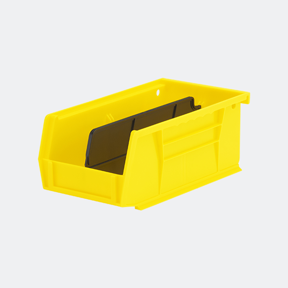 yellow medium storage bin