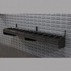 rifle and gear storage shelves