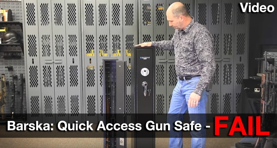 BARSKA Gun Safe: Fails