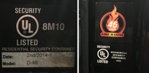 gun safe ratings and certifications