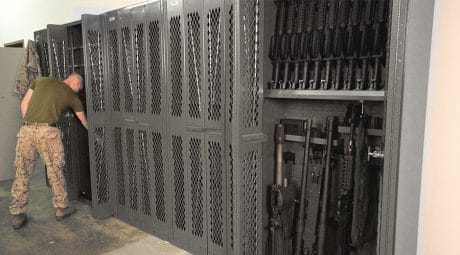 Weapon Racks in armory