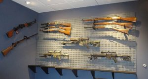 gun wall rifle mount storage