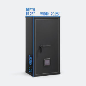 Agile Ultralight Model 40 gun safe dimensions