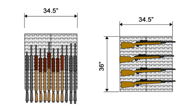 gun wall panel diagram