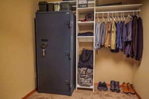 TRUE gun safe closet storage
