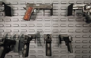 handgun display storage