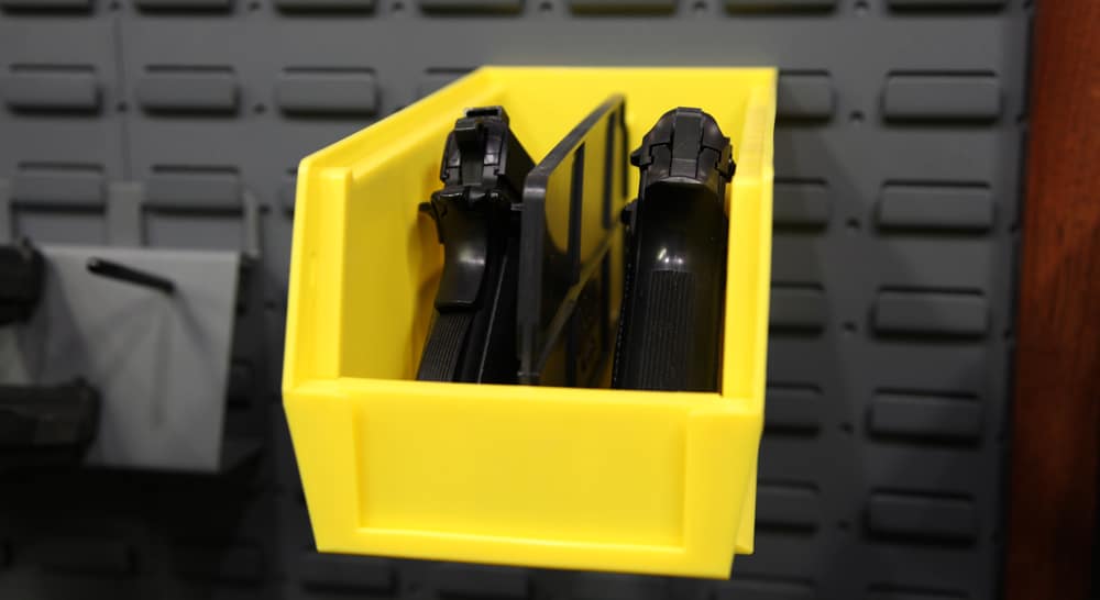 Gun Wall - Handgun Bin Storage