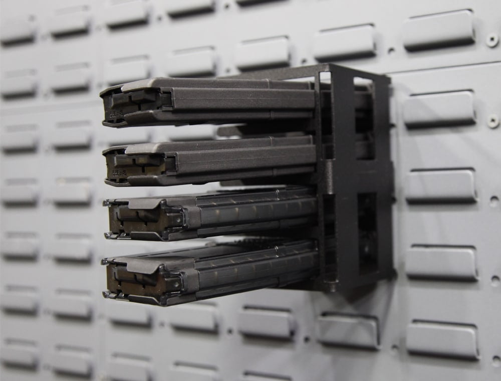 Sideways AR Mag Holder SecureIt Gun Storage