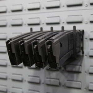 AR Magazine Holder mounted at the bottom