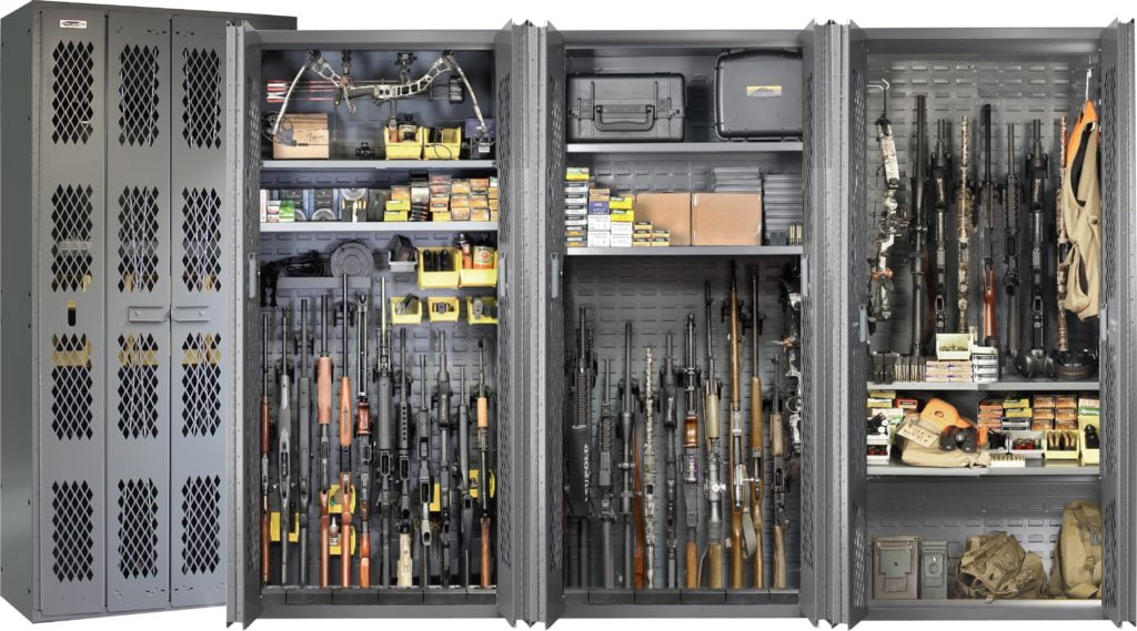 Model 72 gun cabinet configurations