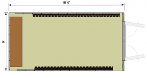 custom gun room dimensions