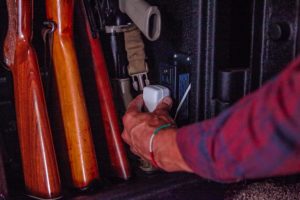 powered gun safe